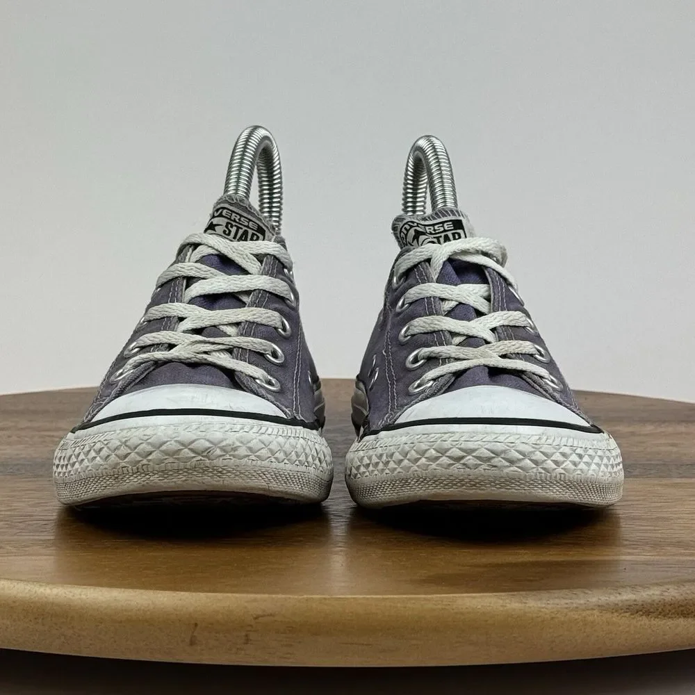 Big Kids Girls Converse Chuck All Star Purple Low Casual Sneakers Shoes Size 3 Y